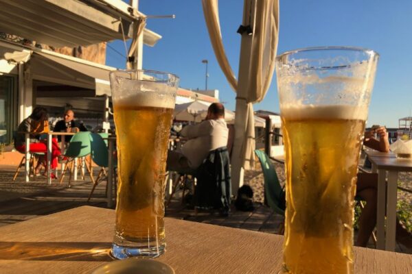 Enjoy a beer at Service Course - The cycling hotspot in Calpe